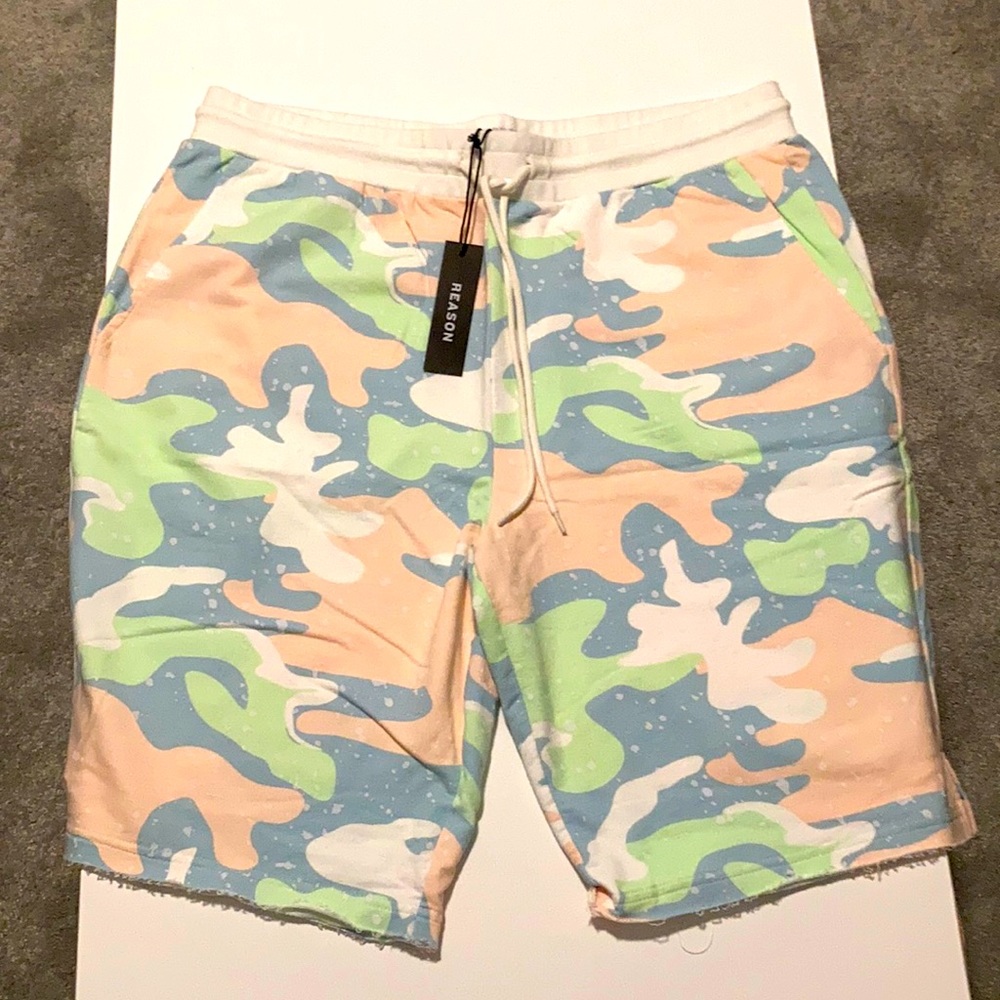 REASON COTTON CAMO SHORT